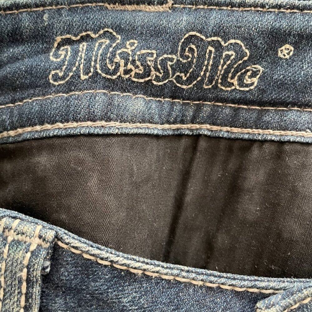 Vintage y2k Miss Me Easy Boot Jeans Sz 26 - Picture 6 of 12